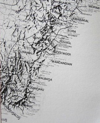 Koori nation boundaries